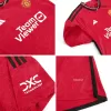 Kids Manchester United Home Soccer Jersey Kit (Jersey+Shorts) 2023/24 - Pro Jersey Shop