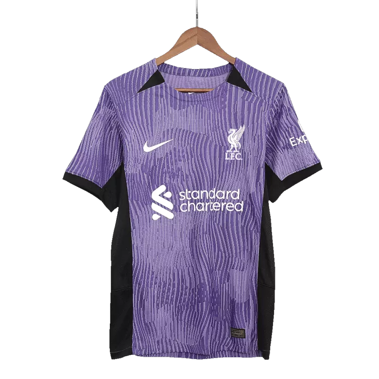Men's Authentic VIRGIL #4 Liverpool Third Away Soccer Jersey Shirt 2023/24 - Pro Jersey Shop