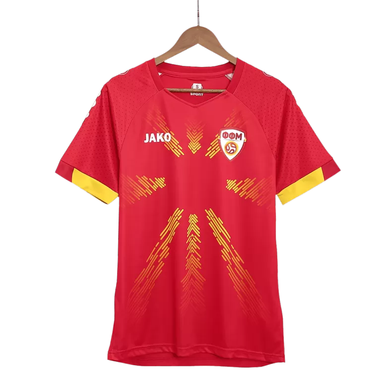 Men's Macedonia Home Soccer Jersey Shirt 2023 - Fan Version - Pro Jersey Shop