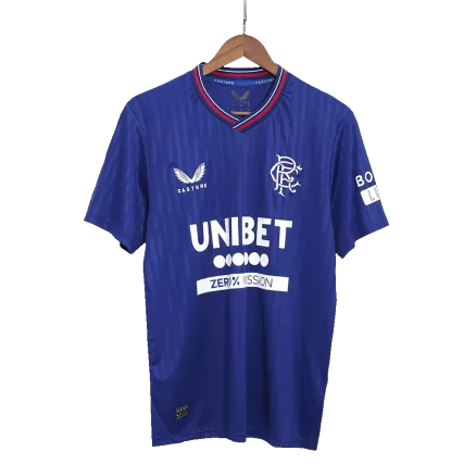Men's Glasgow Rangers Home Soccer Jersey Shirt 2023/24 - Fan Version - Pro Jersey Shop