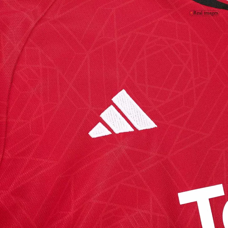 Men's Manchester United Home Long Sleeves Soccer Jersey Shirt 2023/24 - Fan Version - Pro Jersey Shop