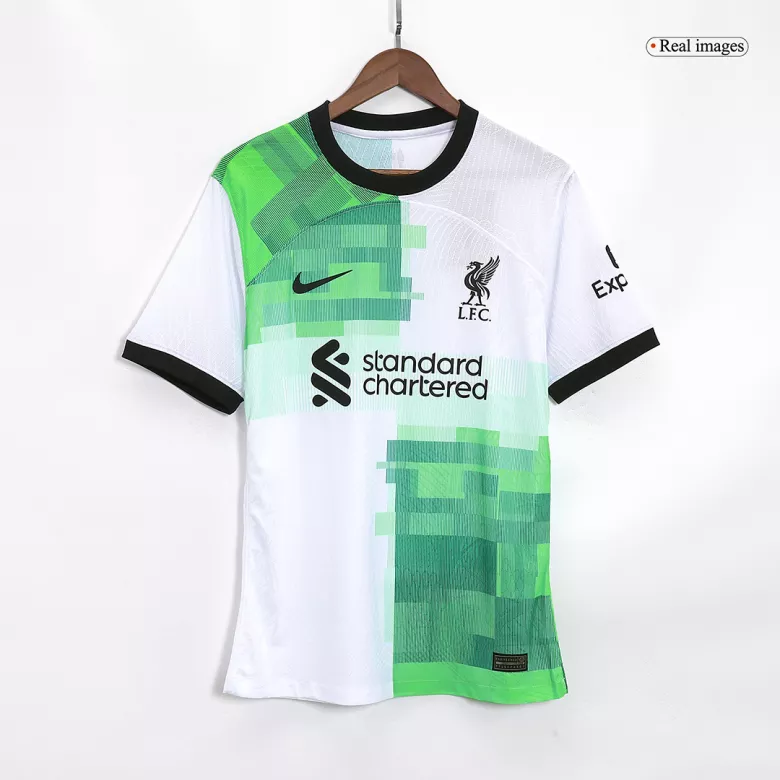 Men's Authentic M.SALAH #11 Liverpool Away Soccer Jersey Shirt 2023/24 - Pro Jersey Shop