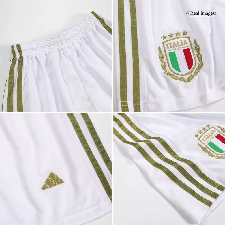 Kids Italy 125th Anniversary Away Soccer Jersey Kit (Jersey+Shorts) 2023/24 - Pro Jersey Shop