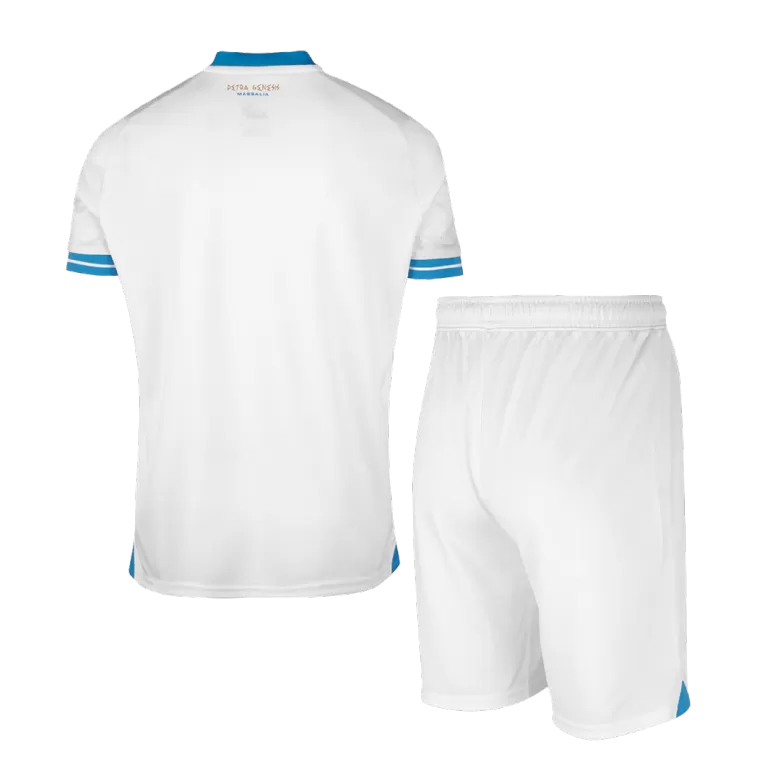 Men's Marseille Home Soccer Jersey Kit (Jersey+Shorts) 2023/24 - Fan Version - Pro Jersey Shop