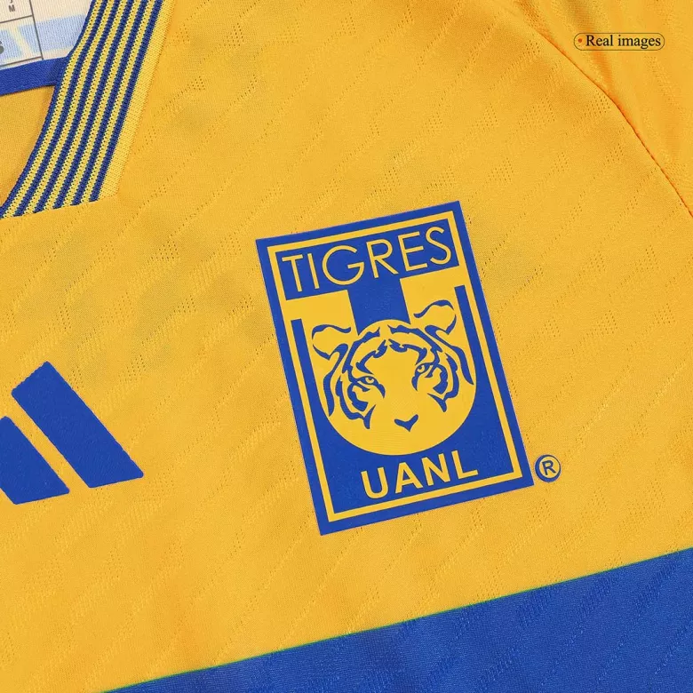 Men's Authentic Tigres UANL Home Soccer Jersey Shirt 2023/24 - Pro Jersey Shop