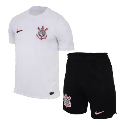 Men's Corinthians Home Soccer Jersey Kit (Jersey+Shorts) 2023/24 - Fan Version - Pro Jersey Shop