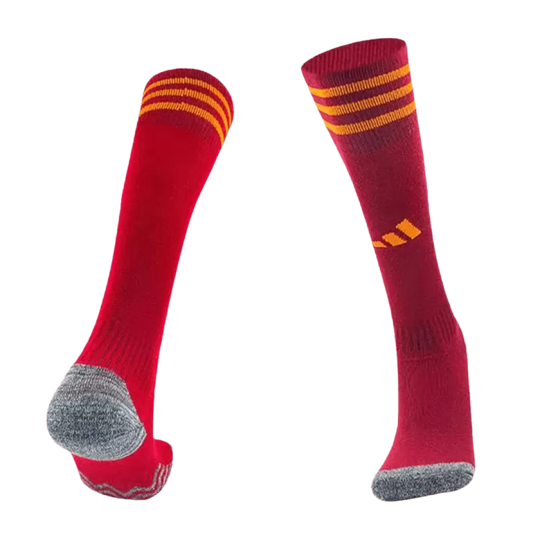 Men's Roma Home Soccer Jersey Whole Kit (Jersey+Shorts+Socks) 2023/24 - Fan Version - Pro Jersey Shop