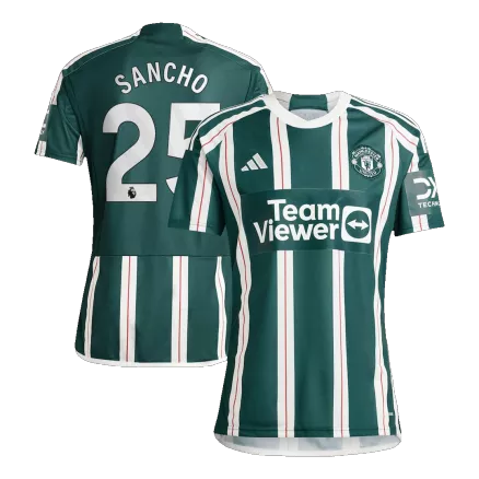 Men's SANCHO #25 Manchester United Away Soccer Jersey Shirt 2023/24 - Fan Version - Pro Jersey Shop