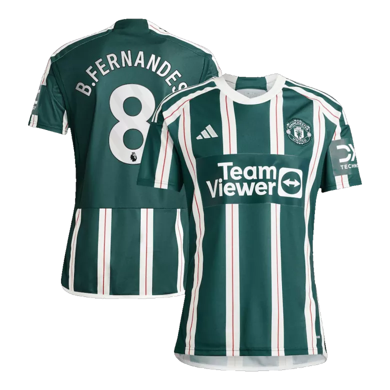 Men's B.FERNANDES #8 Manchester United Away Soccer Jersey Shirt 2023/24 - Fan Version - Pro Jersey Shop