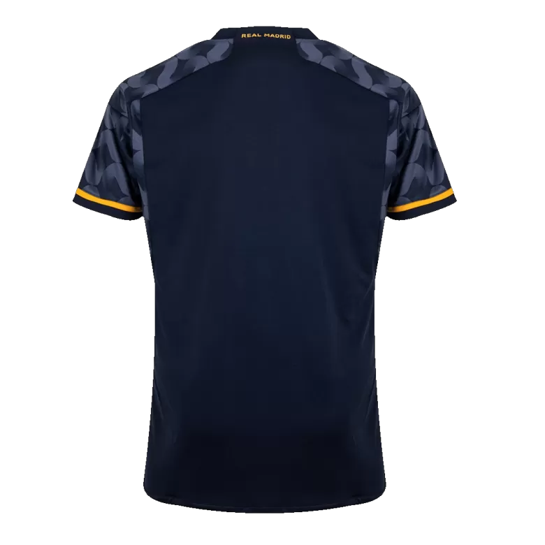 Men's VINI JR. #7 Real Madrid Away Soccer Jersey Shirt 2023/24 - Sen2 Font - Fan Version - Pro Jersey Shop