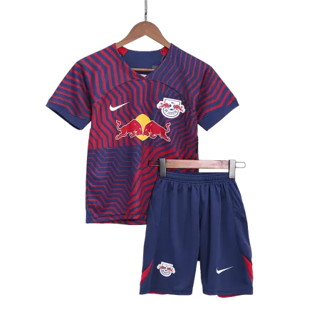 Kids RB Leipzig Away Soccer Jersey Kit (Jersey+Shorts) 2023/24 - Pro Jersey Shop