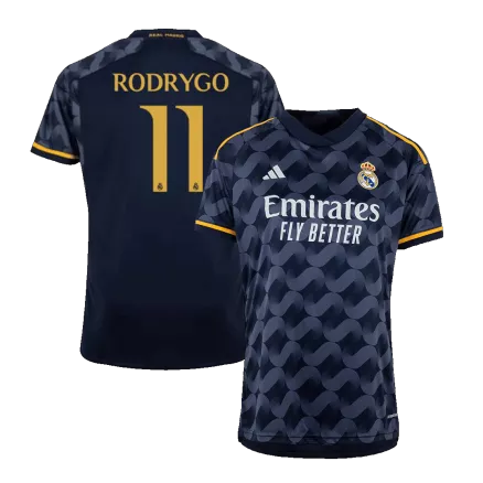 Men's RODRYGO #11 Real Madrid Away Soccer Jersey Shirt 2023/24 - Fan Version - Pro Jersey Shop