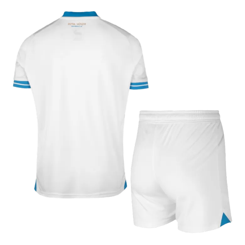 Kids Marseille Home Soccer Jersey Kit (Jersey+Shorts) 2023/24 - Pro Jersey Shop