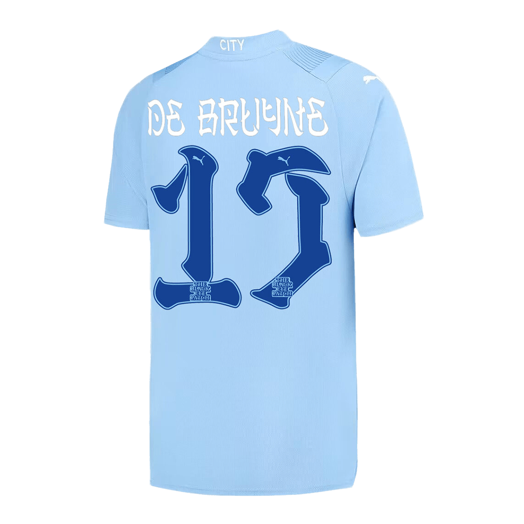 Men's Replica DE BRUYNE #17 Japanese Tour Printing Manchester City Home ...