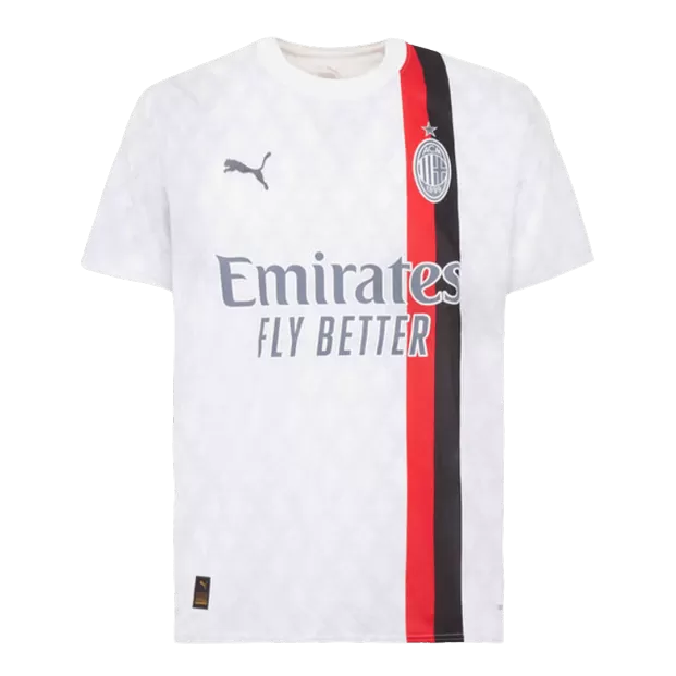 Camiseta Ac Milan Visitante 23/24 para Hombre, Blanco