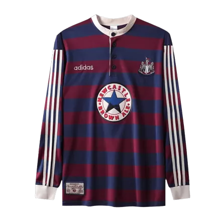 Men's Retro 1995/96 Newcastle United Away Long Sleeves Soccer Jersey Shirt - Fan Version - Pro Jersey Shop