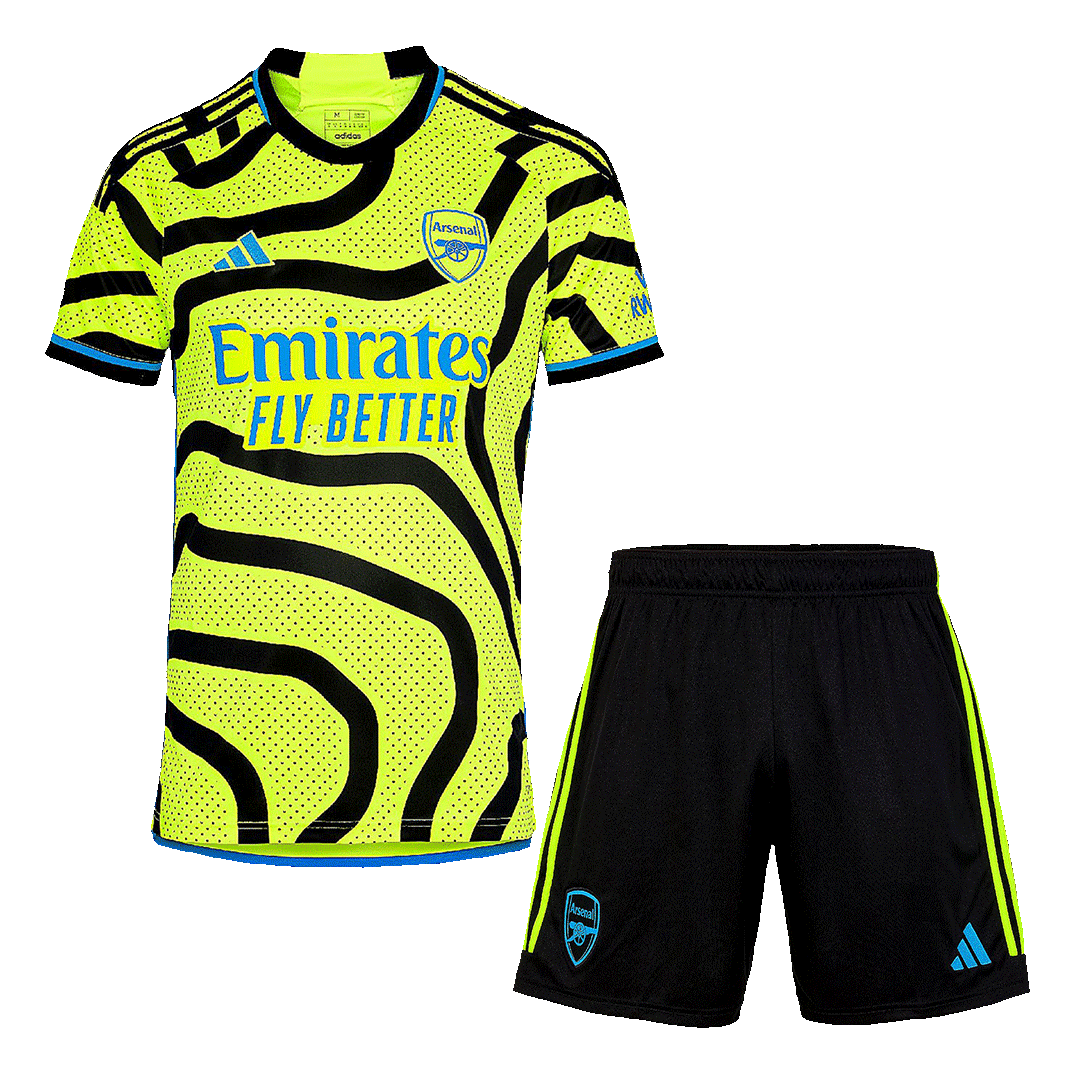 Arsenal 23/24 Away Fluorescent Soccer Jersey Match Replicas Gabriel Jesus