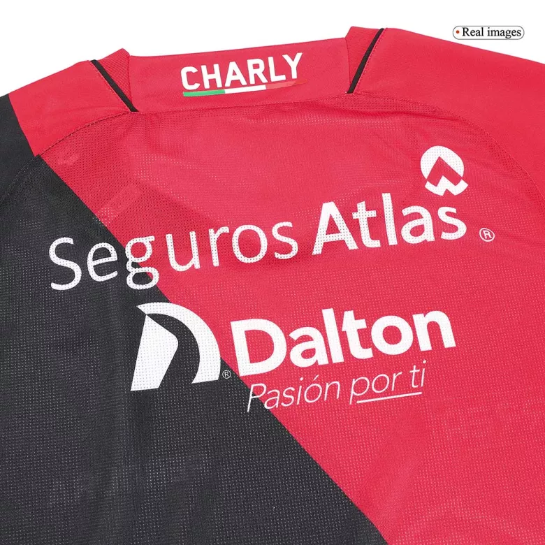 Men's Atlas de Guadalajara Home Long Sleeves Soccer Jersey Shirt 2023/24 - Fan Version - Pro Jersey Shop