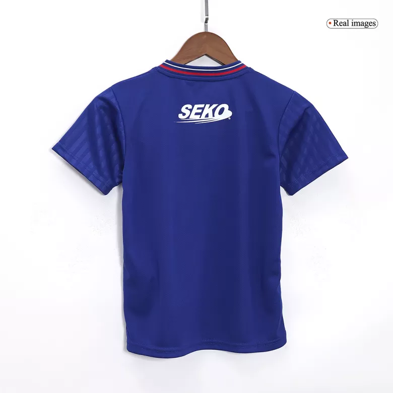 Kids Glasgow Rangers Home Soccer Jersey Kit (Jersey+Shorts) 2023/24 - Pro Jersey Shop