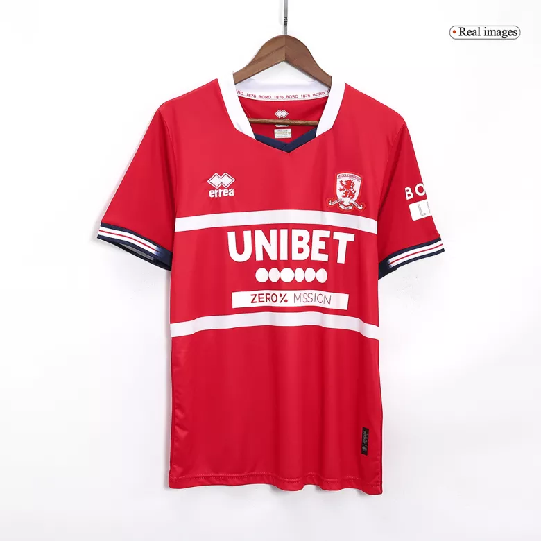 Men's Middlesbrough Home Soccer Jersey Shirt 2023/24 - Fan Version - Pro Jersey Shop