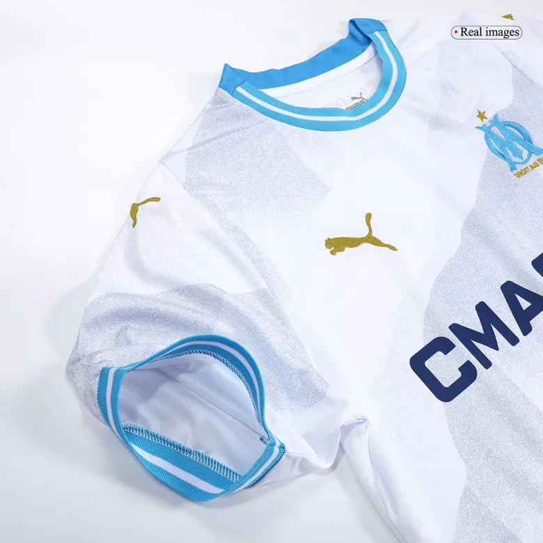 Men's MBEMBA #99 Marseille Home Soccer Jersey Shirt 2023/24 - Fan Version - Pro Jersey Shop