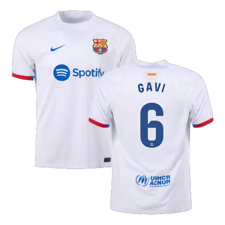 Men's GAVI #6 Barcelona Away Soccer Jersey Shirt 2023/24 - Fan Version - Pro Jersey Shop