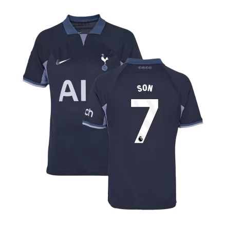 Men's Replica SON #7 Tottenham Hotspur Away Soccer Jersey Shirt 2023/24 - Pro Jersey Shop