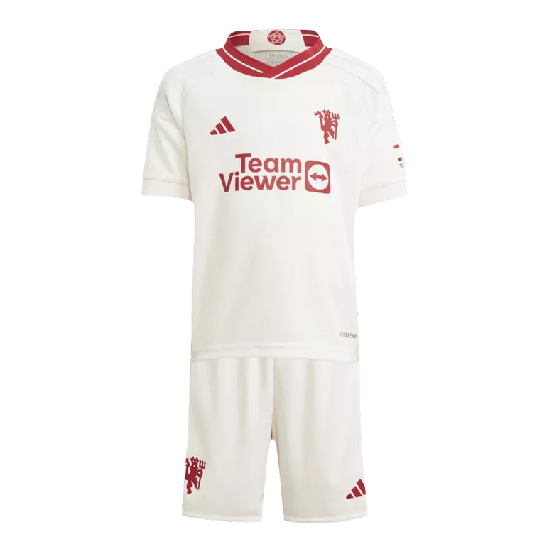 Kids Manchester United Third Away Soccer Jersey Whole Kit (Jersey+Shorts+Socks) 2023/24 - Pro Jersey Shop