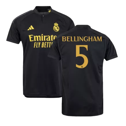 Men's BELLINGHAM #5 Real Madrid Third Away Soccer Jersey Shirt 2023/24 - Fan Version - Pro Jersey Shop