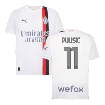 Men's PULISIC #11 AC Milan Away Soccer Jersey Shirt 2023/24 - Fan Version - Pro Jersey Shop