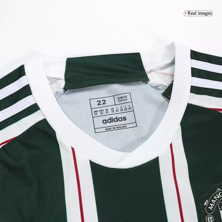 Kids Manchester United Away Soccer Jersey Kit (Jersey+Shorts) 2023/24 - Pro Jersey Shop