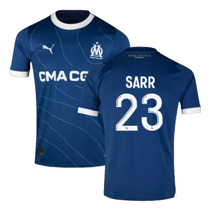 Men's SARR #23 Marseille Away Soccer Jersey Shirt 2023/24 - Fan Version - Pro Jersey Shop