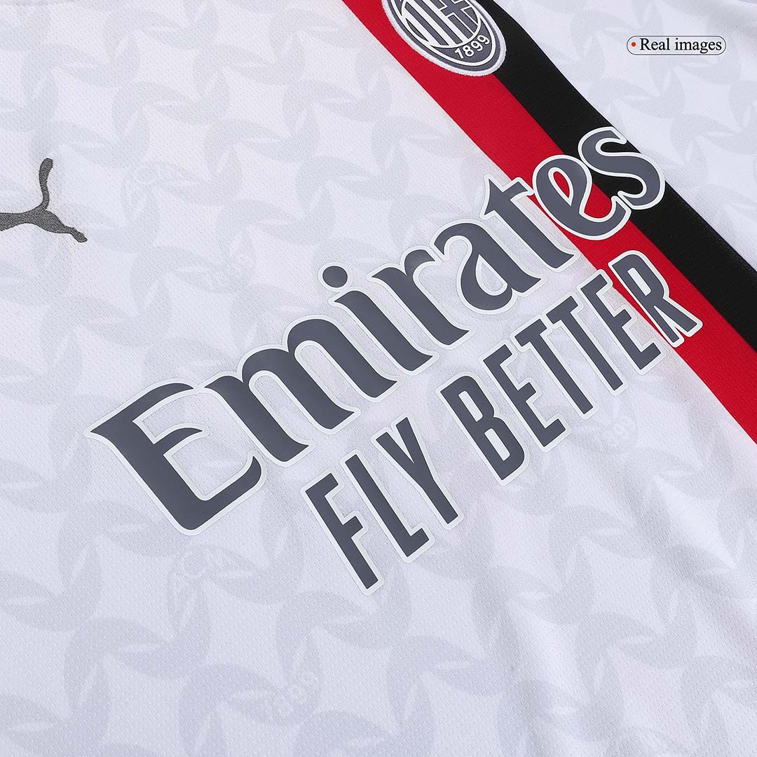 2023-24 AC Milan 10 - Rafa Leão Away White Replica Jersey