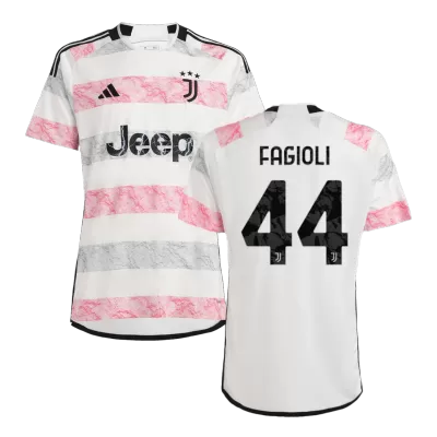 Men's FAGIOLI #44 Juventus Away Soccer Jersey Shirt 2023/24 - Fan Version - Pro Jersey Shop