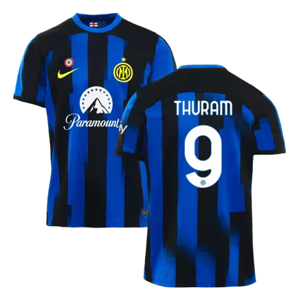 Men's THURAM #9 Inter Milan Home Soccer Jersey Shirt 2023/24 - Fan Version - Pro Jersey Shop