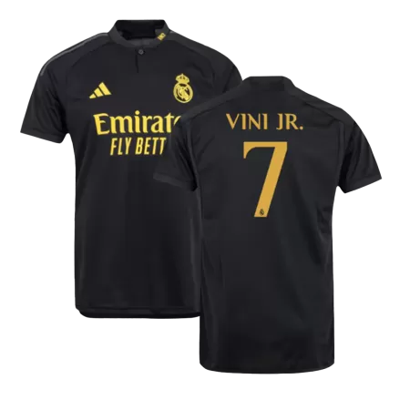 Men's VINI JR. #7 Real Madrid Third Away Soccer Jersey Shirt 2023/24 - Fan Version - Pro Jersey Shop