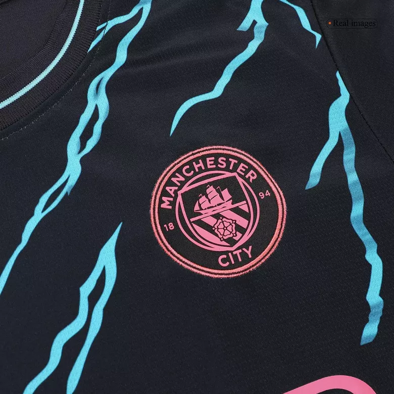 Men's Manchester City Third Away Soccer Jersey Kit (Jersey+Shorts) 2023/24 - Fan Version - Pro Jersey Shop
