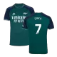 Men's SAKA #7 Arsenal Third Away Soccer Jersey Shirt 2023/24 - Fan Version - Pro Jersey Shop