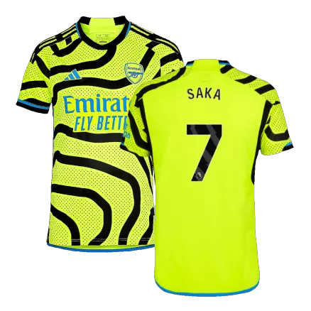 Men's SAKA #7 Arsenal Away Soccer Jersey Shirt 2023/24 - Fan Version - Pro Jersey Shop