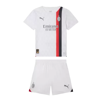 Kids AC Milan Away Soccer Jersey Kit (Jersey+Shorts) 2023/24 - Pro Jersey Shop