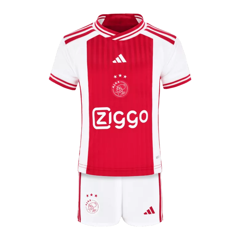 Kids Ajax Home Soccer Jersey Kit (Jersey+Shorts) 2023/24 - Pro Jersey Shop