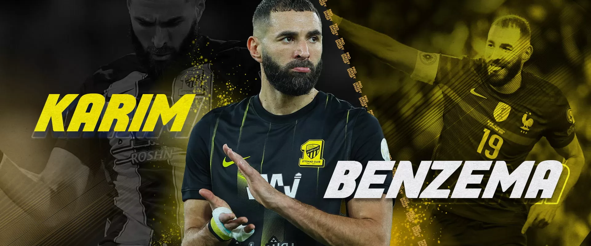 Karim Benzema ittihad Club Jersey Saudi Arabia 2023/24 Home/away/third