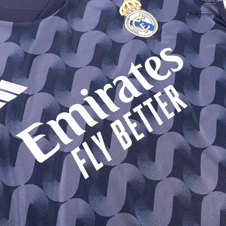 Men's Real Madrid Away Long Sleeves Soccer Jersey Shirt 2023/24 - Fan Version - Pro Jersey Shop