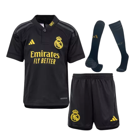 Kids's Real Madrid Third Away Soccer Jersey Whole Kit (Jersey+Shorts+Socks) 2023/24 - Fan Version - Pro Jersey Shop