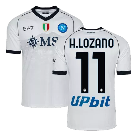 Men's Authentic H.LOZANO #11 Napoli Away Soccer Jersey Shirt 2023/24 - Pro Jersey Shop