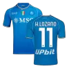 Men's Authentic H.LOZANO #11 Napoli Home Soccer Jersey Shirt 2023/24 - Pro Jersey Shop