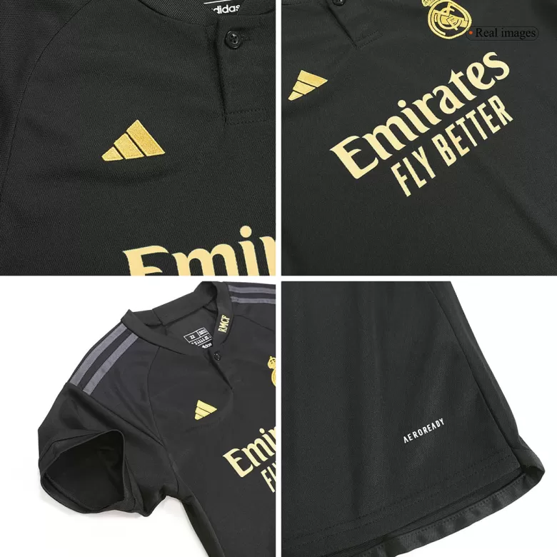 Kids Real Madrid Third Away Soccer Jersey Kit (Jersey+Shorts) 2023/24 - Pro Jersey Shop