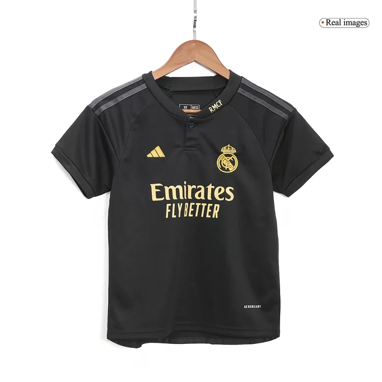 Kids Real Madrid Third Away Soccer Jersey Kit (Jersey+Shorts) 2023/24 - Pro Jersey Shop