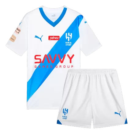 Men's Al Hilal SFC Away Soccer Jersey Kit (Jersey+Shorts) 2023/24 - Pro Jersey Shop