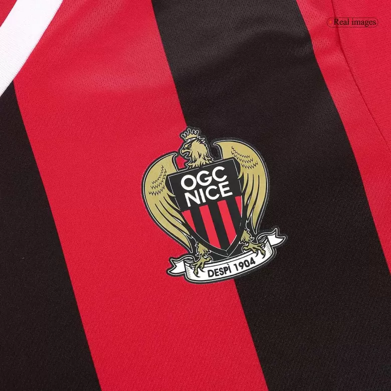 Men's OGC Nice Home Soccer Jersey Shirt 2023/24 - Fan Version - Pro Jersey Shop